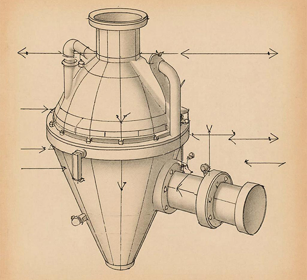 процесс очистки воздуха на производстве