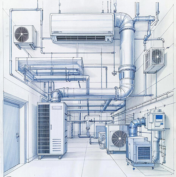 Монтаж системы VRV кондиционирования