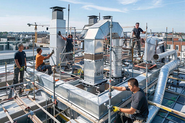 Система дымоудаления атриумов и холлов