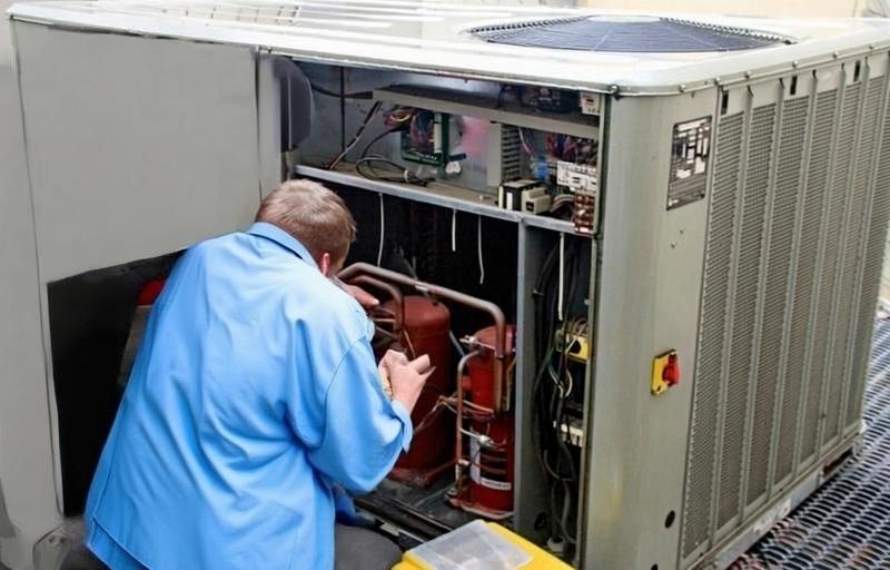 Ремонт чиллера системы кондиционирования