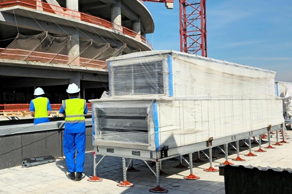 Процесс монтажа чиллера