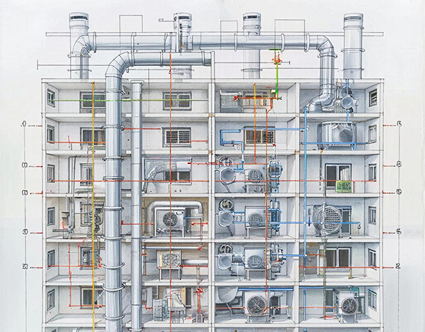 Монтаж вентиляции многоквартирного дома