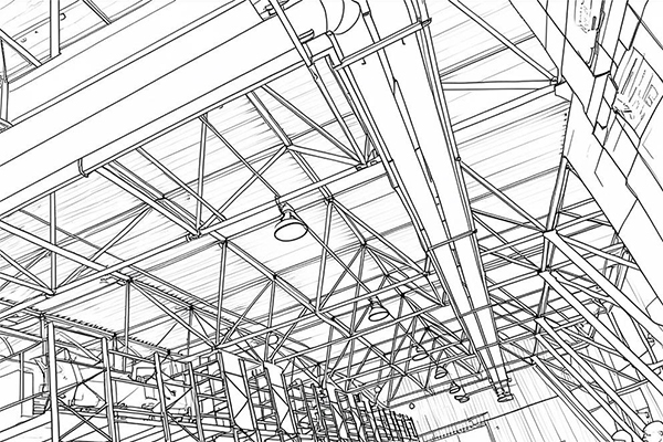 Система лучистого отопления на предприятии