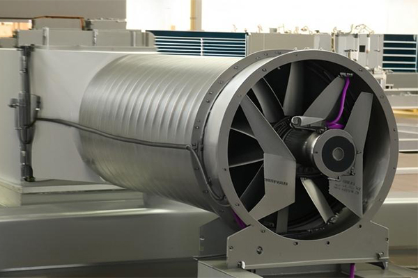 Крышный вентилятор осевой конструкции