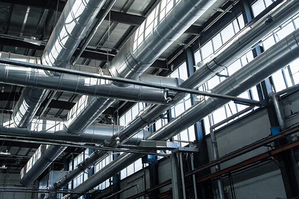 Принудительная воздушная система отопления на предприятии