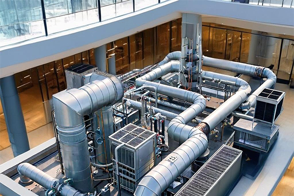 Монтаж вентиляции в ТЦ 