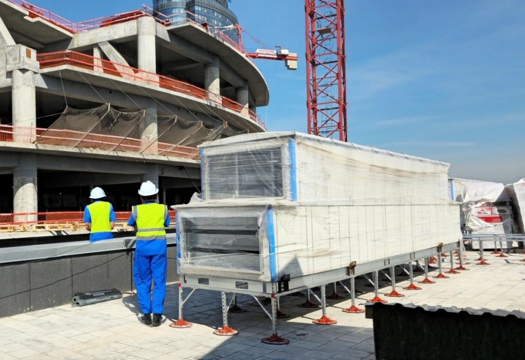 Процесс монтажа чиллера