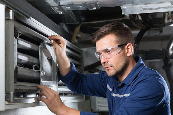 Ремонт приточно-вытяжной вентиляции на предприятии