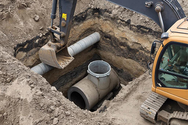 Реализация проекта дренажной канализации